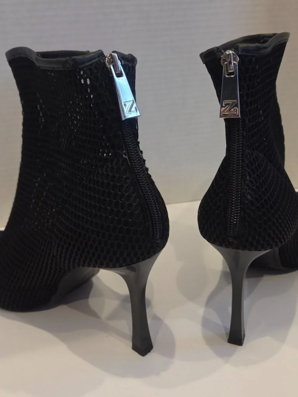 Zara Fishnet Boots